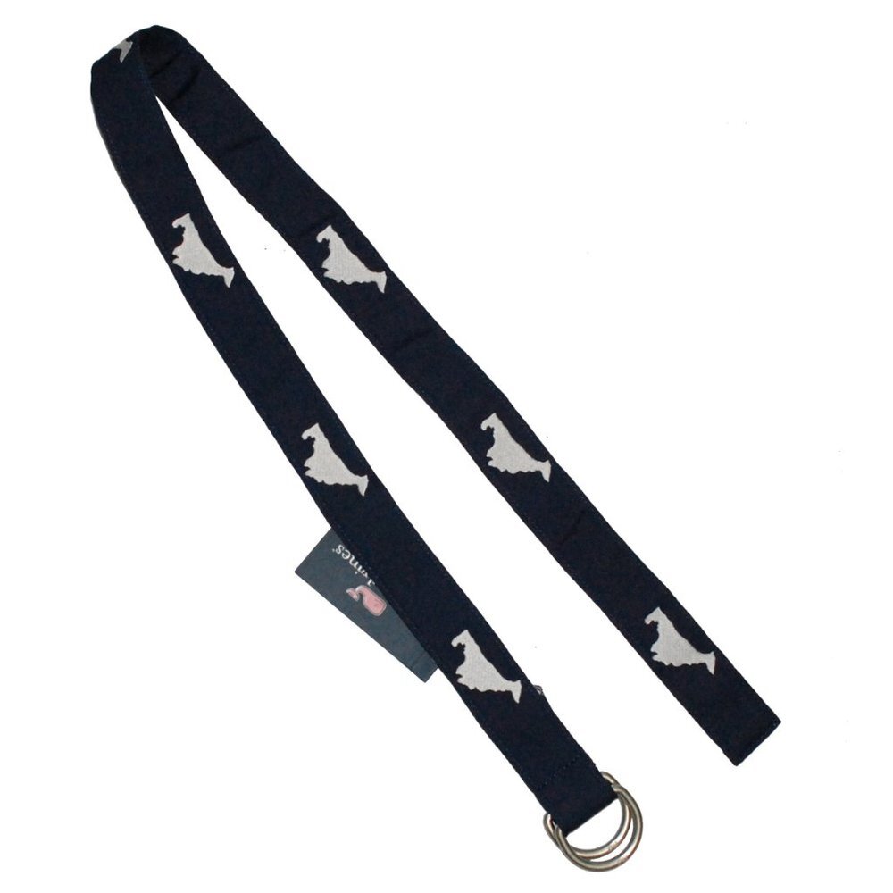 NWT Vineyard Vines Men's MV Island D-Ring Belt Small S